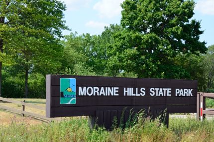 Moraine Hills State Park Entrance