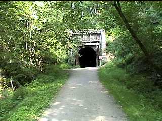 ... Sparta, Wisconsin. This tunnel is just about halfway between Elroy and